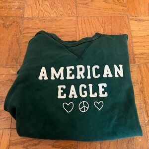 American Eagle Dark Green Hoodie